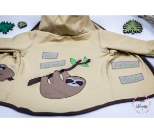 Stickserie - Faultiere Fansenappli